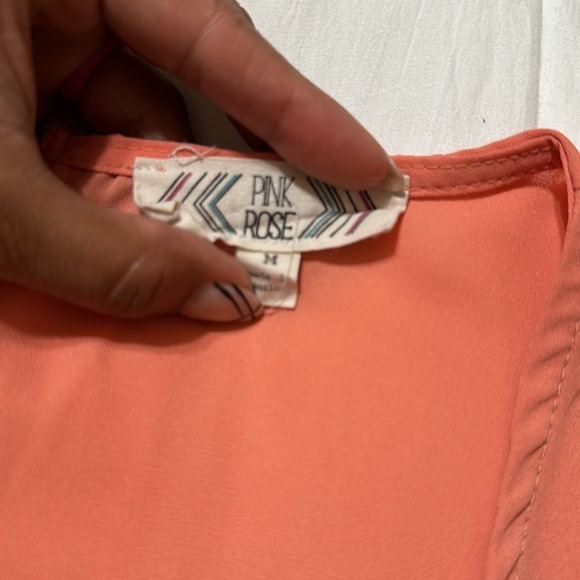 Coral sheer top - Picture 3 of 7